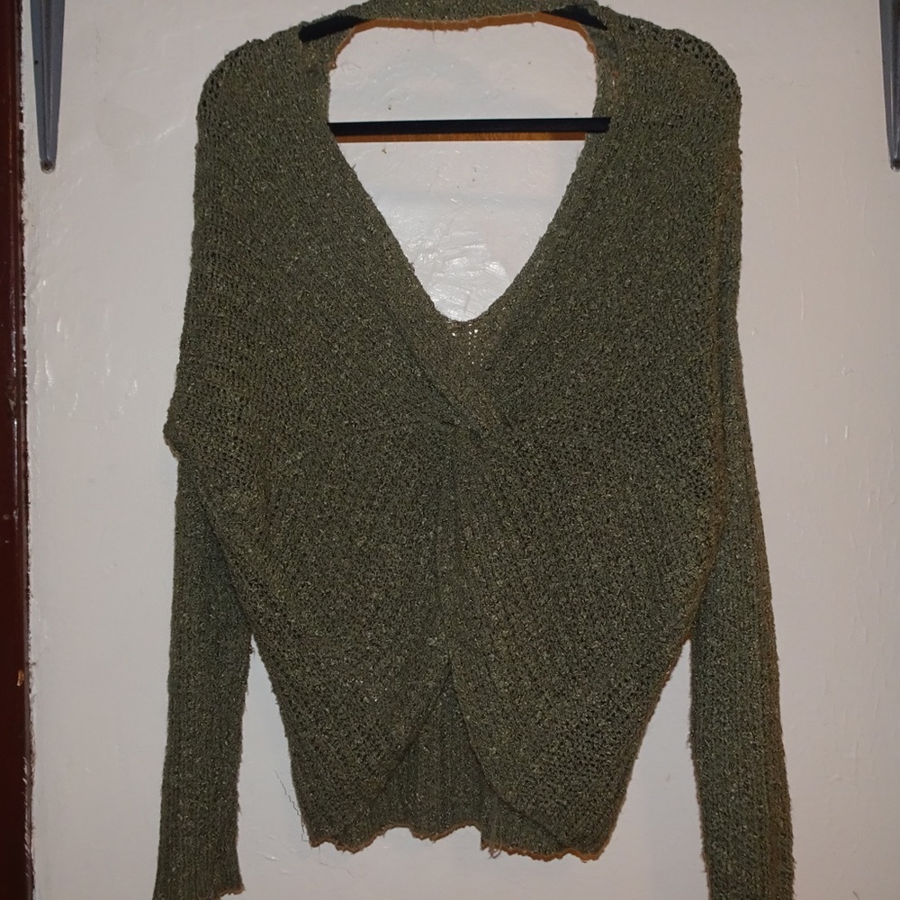 Green Knit Sweater